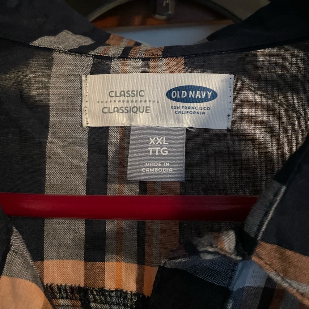 Plaid Old Navy Top - Picture 2 of 5
